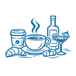 Іконка категорії Кафе та бари для позначення категорії каталогу BizInfo