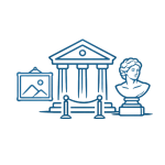 Іконка категорії Музеї та галереї для позначення категорії каталогу BizInfo