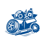 Іконка категорії Продаж автозапчастин для позначення категорії каталогу BizInfo