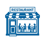 Іконка категорії Ресторани для каталогу компаній та послуг BizInfo